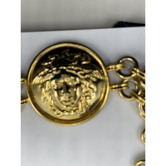 GIANNI VERSACE Medusa Gold Plated Coin Belt Chain Gianni Versace main image 9